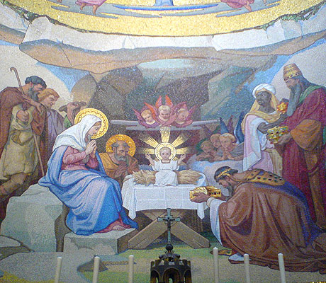Basilica del Rosario Lourdes mosaico foto
